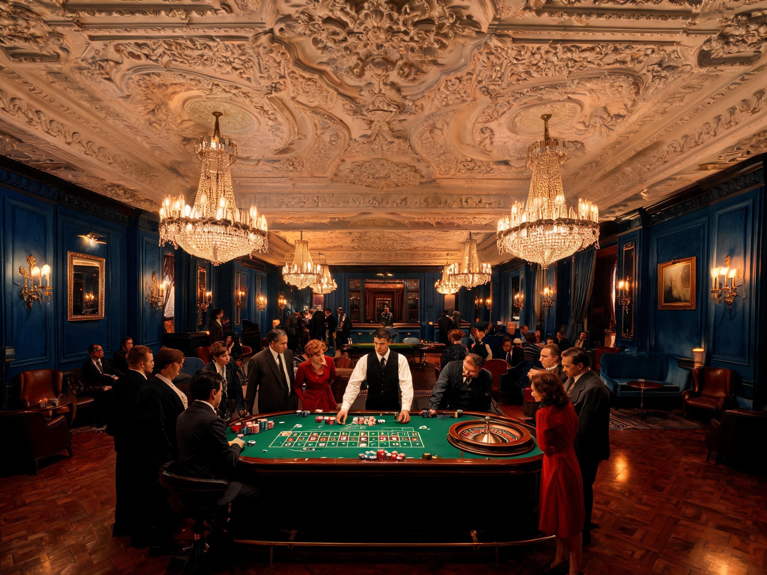 Salón clásico de casino argentino, historia del juego