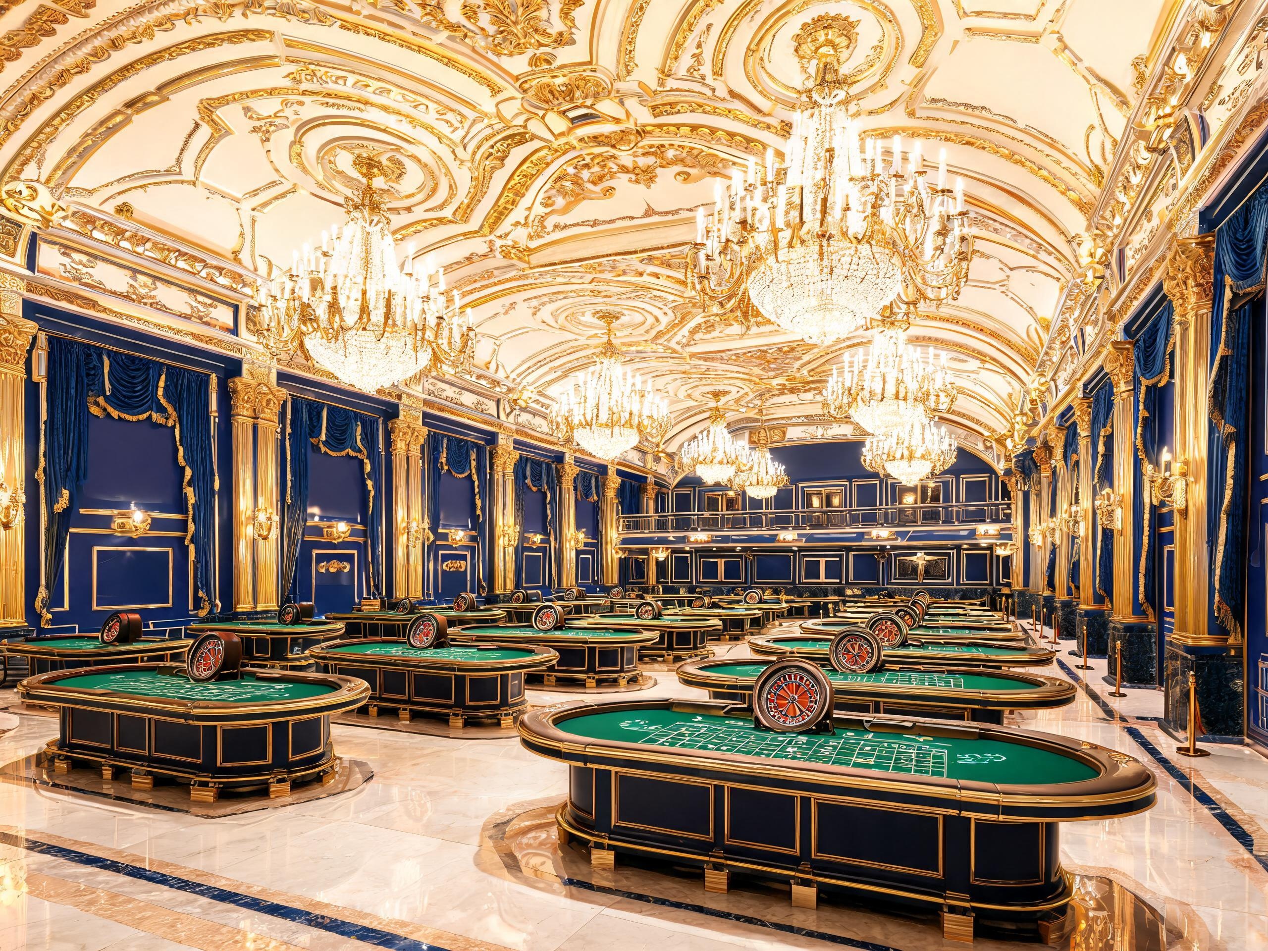 Casino Central de Mar del Plata, sala de juego en la costa atlántica