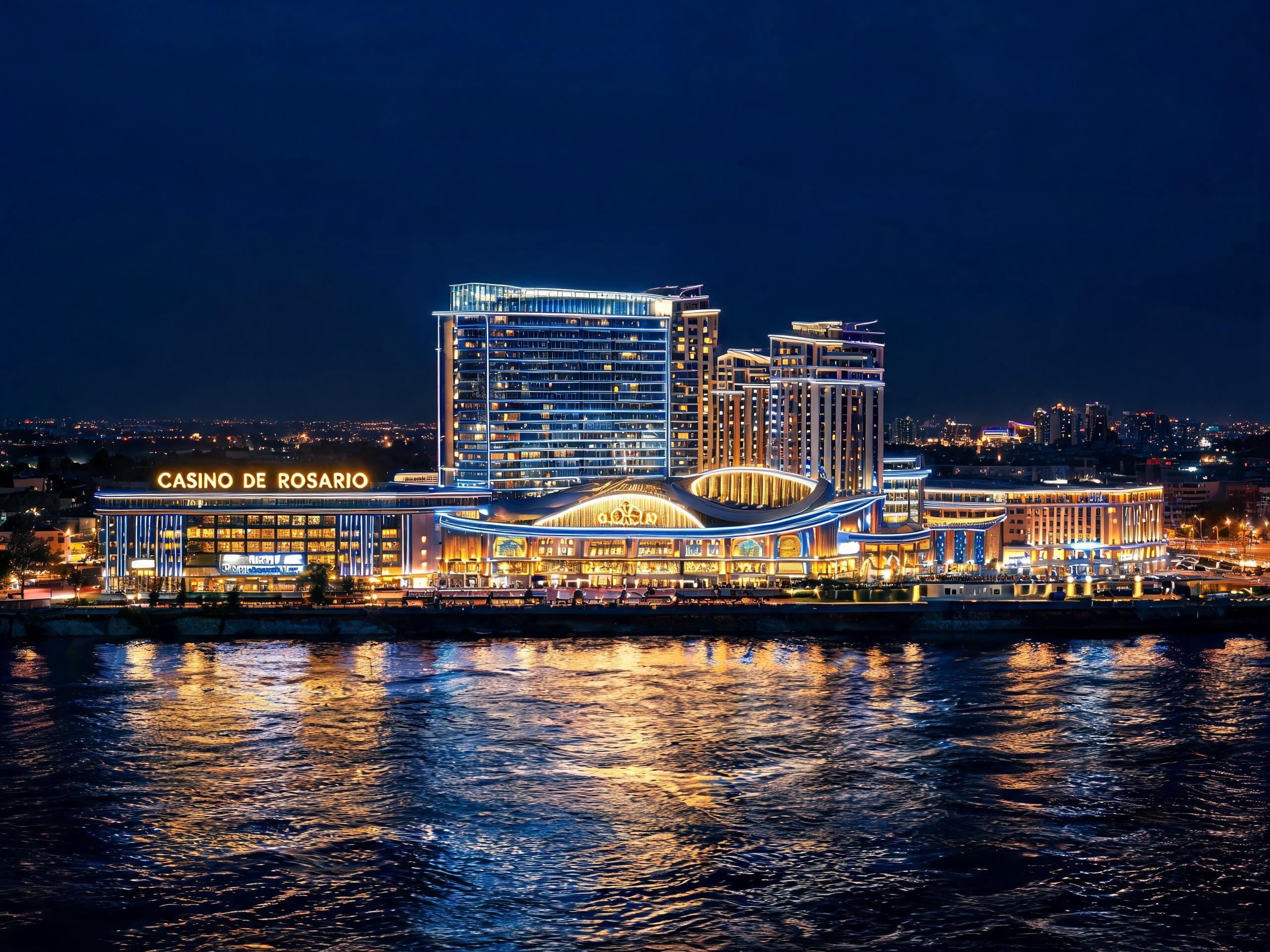 Casino de Rosario City Center sobre el río Paraná